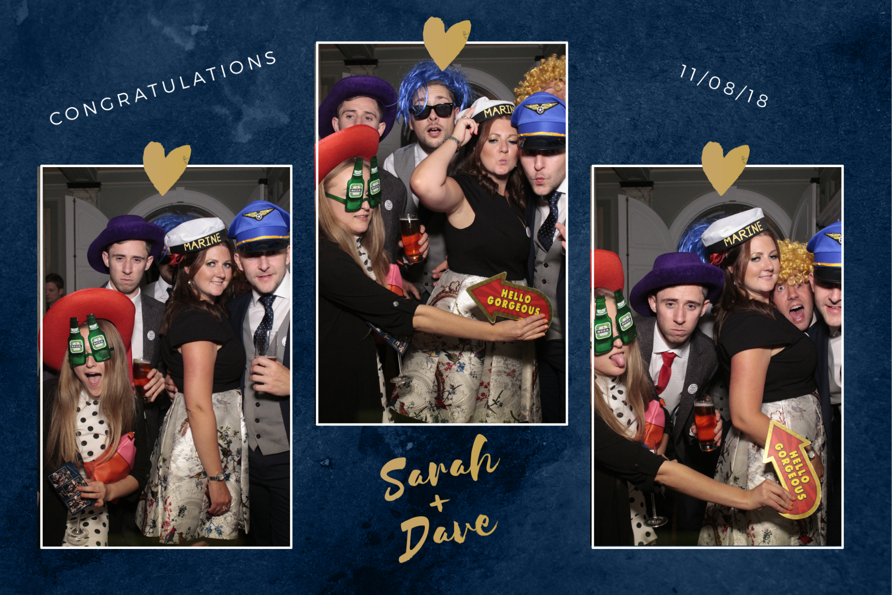 Sarah & Dave's Wedding | View more photos from the event at gallery.myphotoboothexperience.co.uk/u/MyPhotoBoothExperienceLtd/Sarah-Daves-Wedding